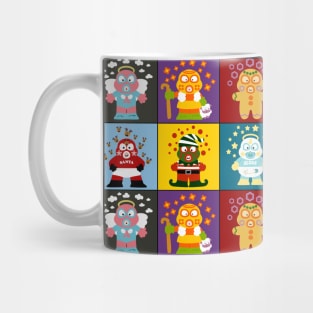 Wrestling Christmas Mug